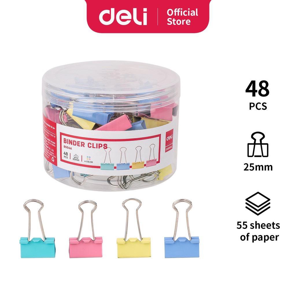 Deli E8555A Office Consumable Binder Clip 19mm
