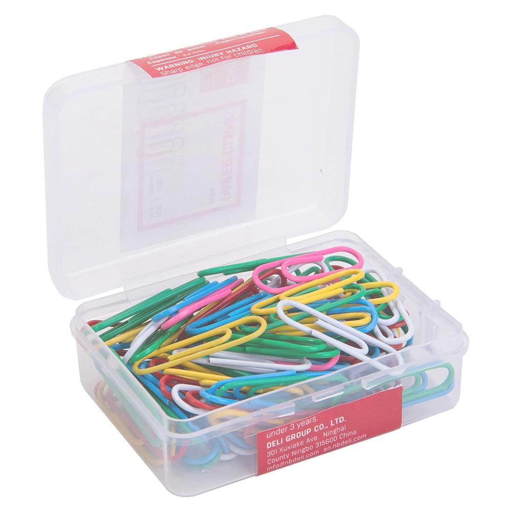 29 mm Multi Colored Plastic Paper Clip-100pcs