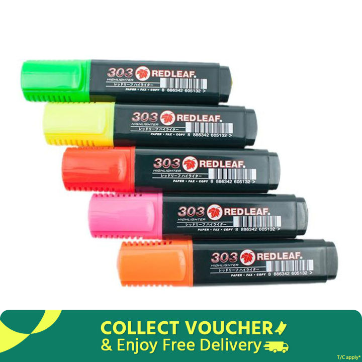 Red Leaf 303 Highlighter Pen
