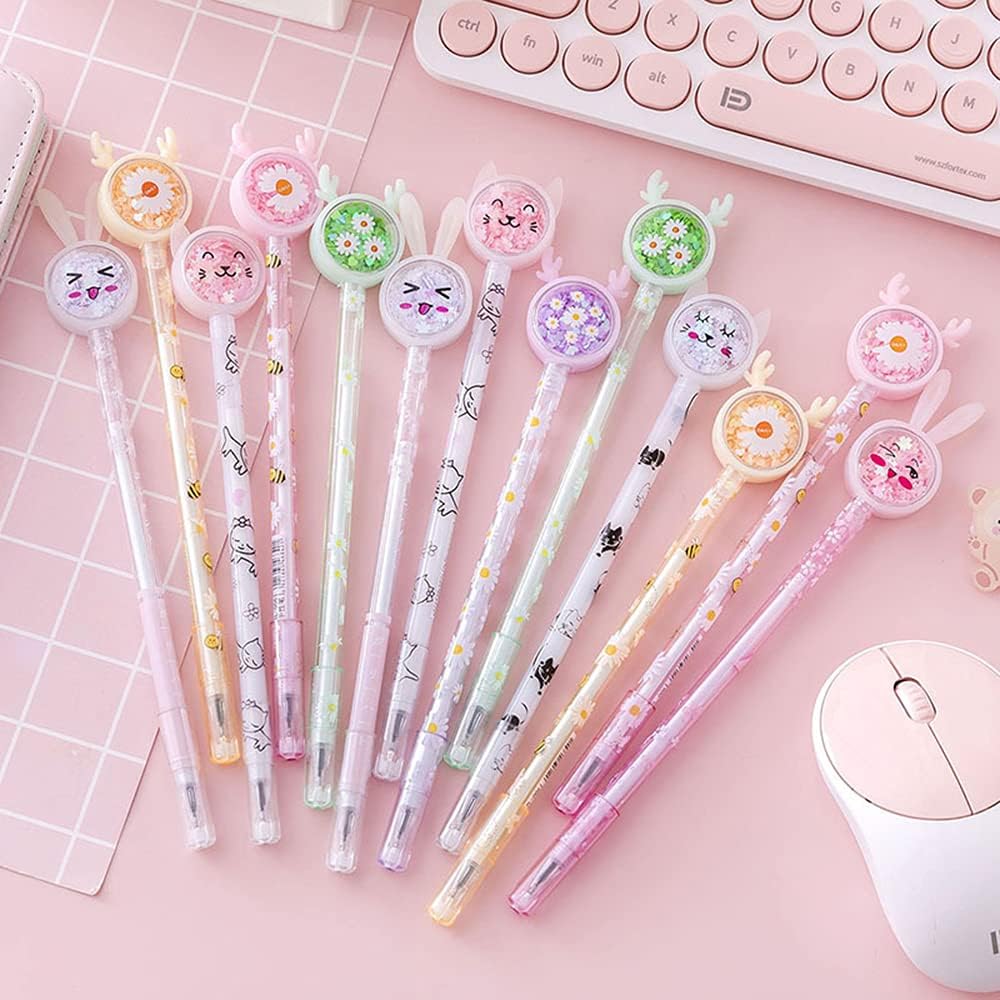 Cute Cartoon Sequins Gel Pen