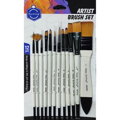 Keep Smiling Artist Brush 12 Pcs Set Big