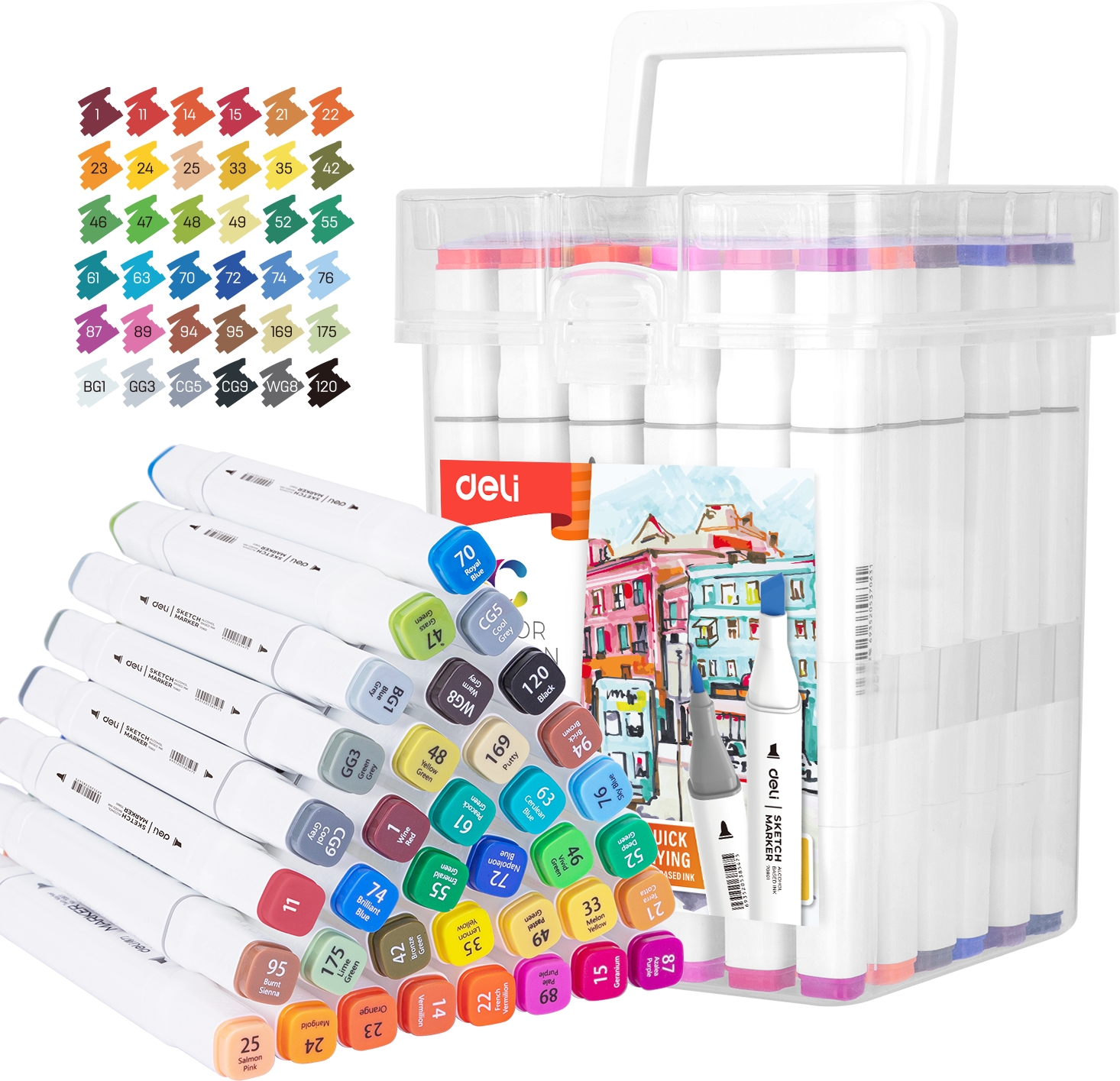 Art Dual Tip Head Marker 36 Colours China