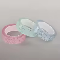 Glitter Nano Tape Double Sided Tape Transparent Reusable Waterproof Adhesive Tape
