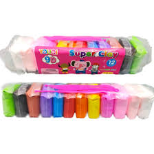 12 Colors Soft Super Light Clay